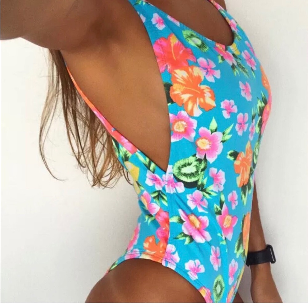 Multi colored Monokini